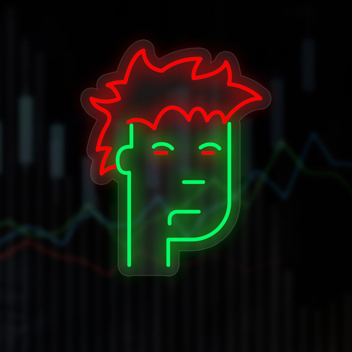 "Scimmia NTD" Insegna al neon