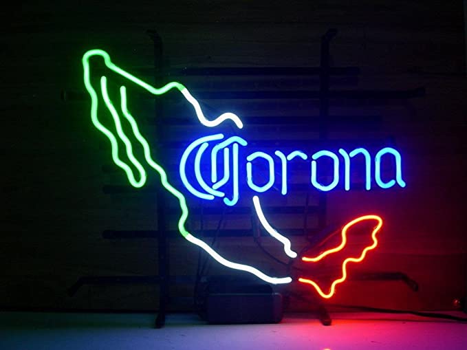 "Birra Bar Messico" Insegna al neon