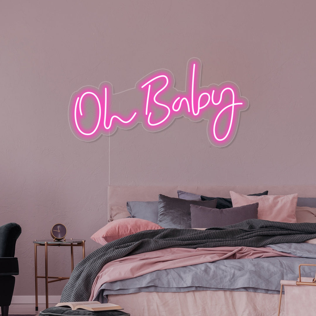 "Oh Baby" Insegna al neon