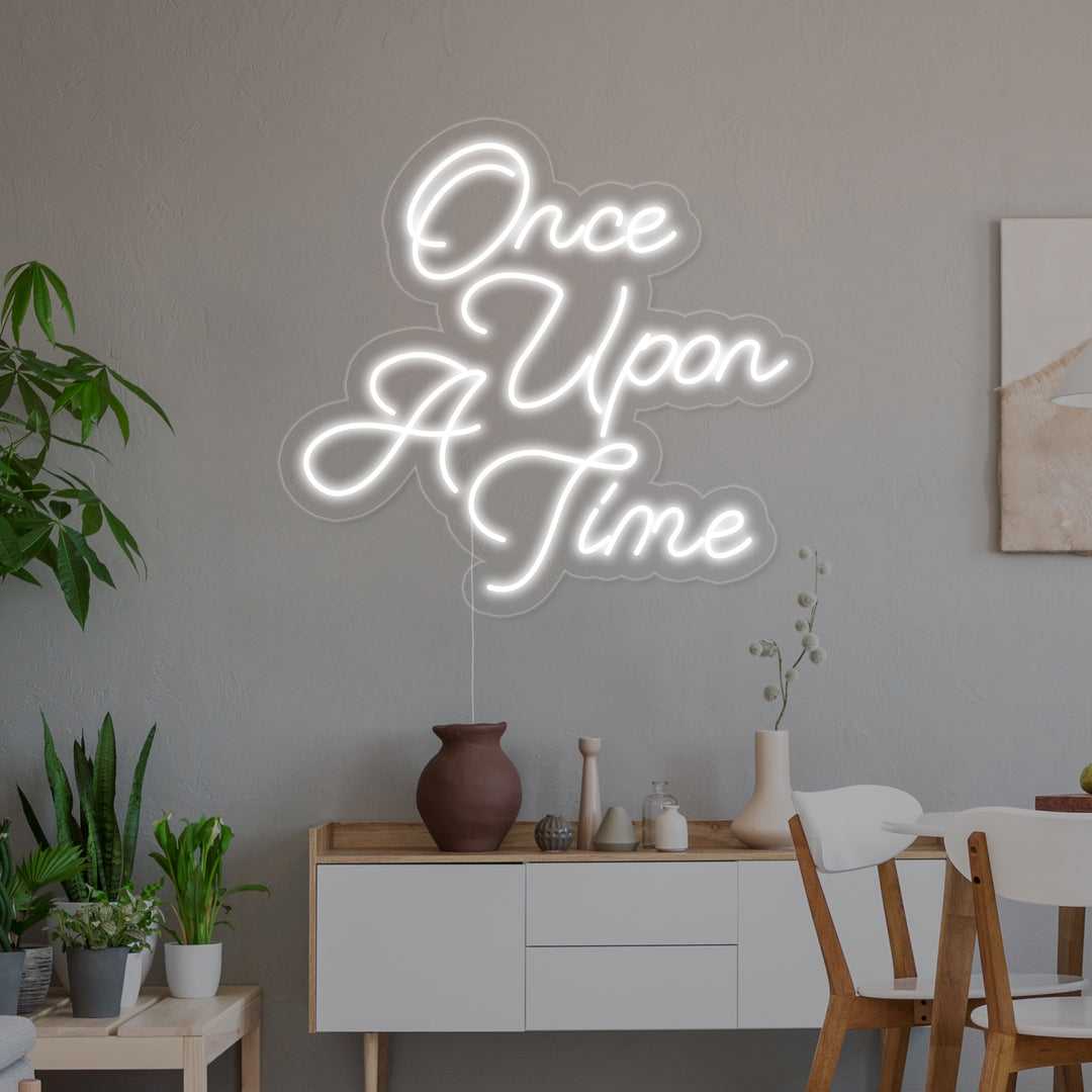 "Once Upon A Time" Insegna al neon