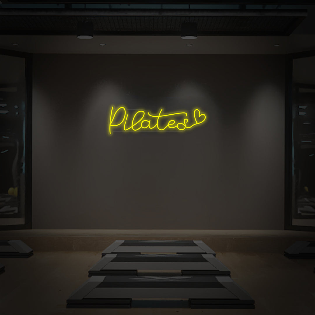 "Pilates Hjerte" Insegna al neon