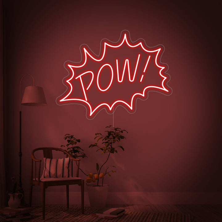 "Pow" Insegna al neon