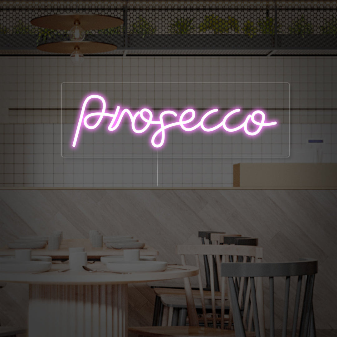 "Prosecco Bar" Insegna al neon