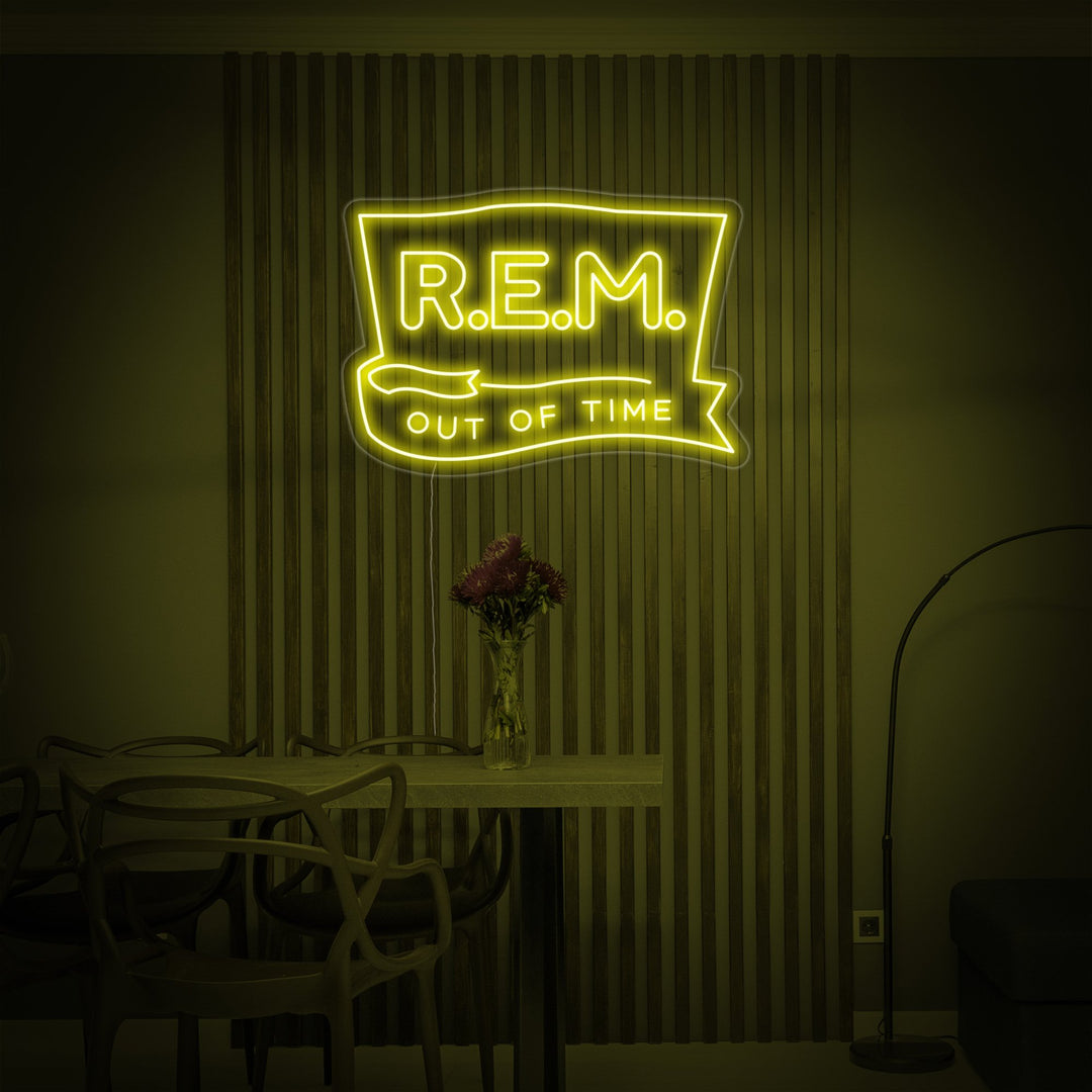 "R-E-M" Insegna al neon