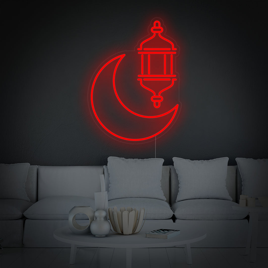 "Ramadan Kareem Copertura Festività Araba" Insegna al neon
