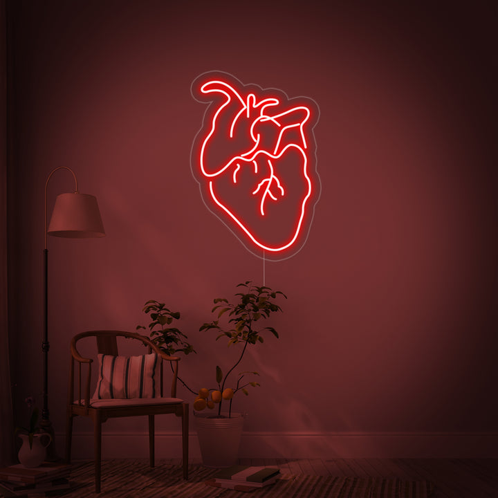 "Cuore Reale" Insegna al neon