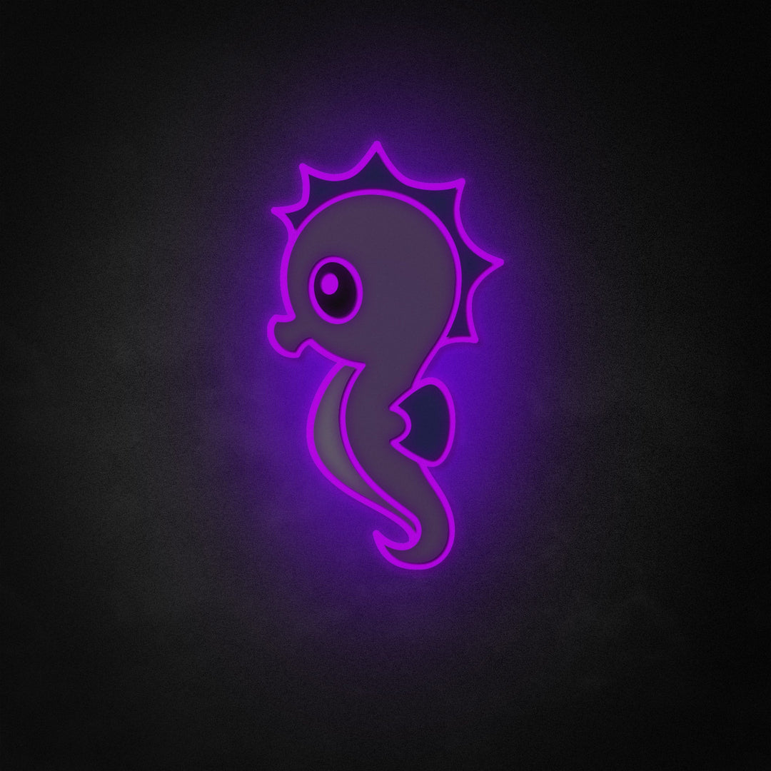 "Cavalluccio marino arte" Neon Like