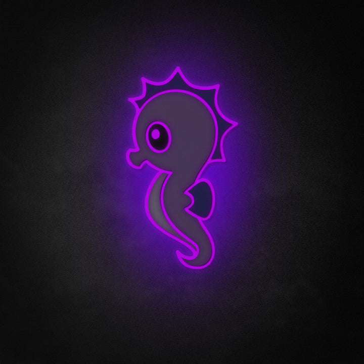 "Cavalluccio marino arte" Neon Like