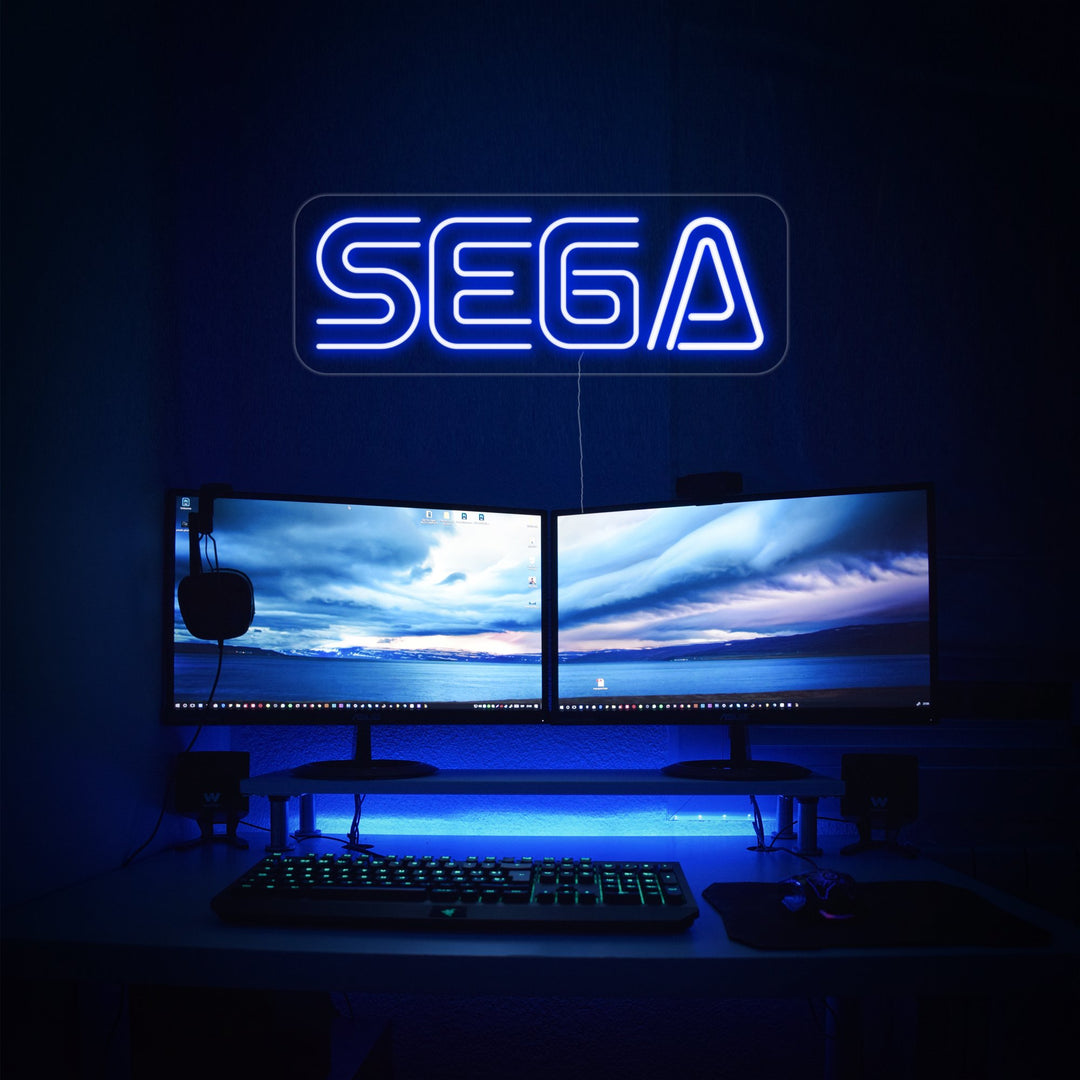 "Sega, Sala Giochi" Insegna al neon