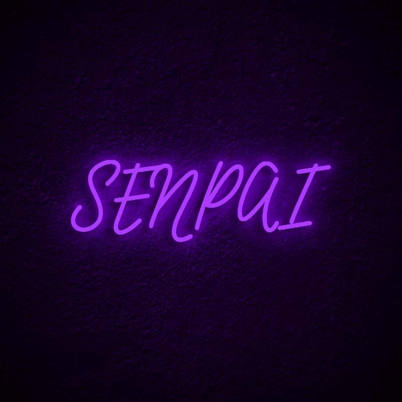 "Senpai" Insegna al neon