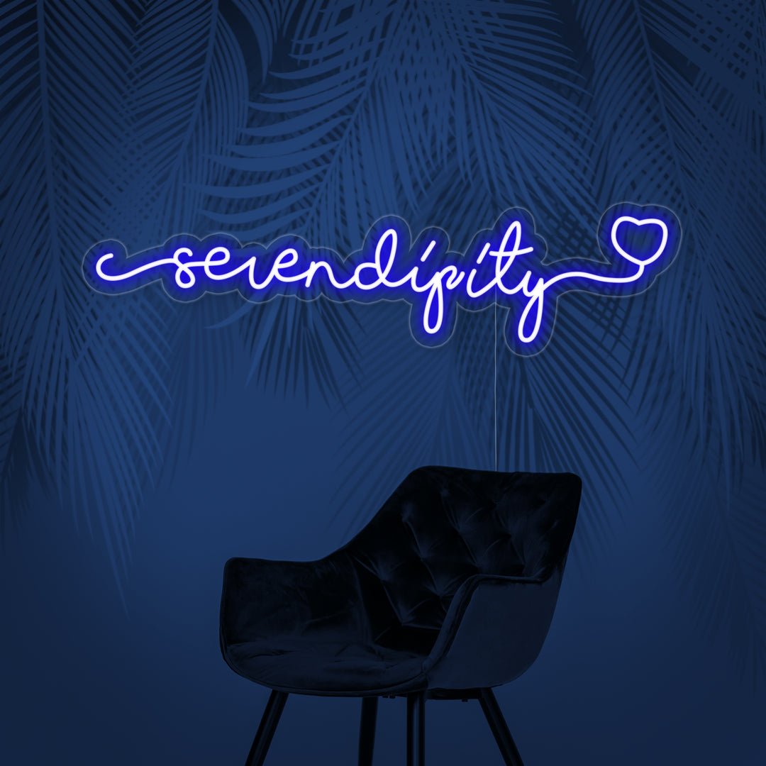"Serendipity" Insegna al neon