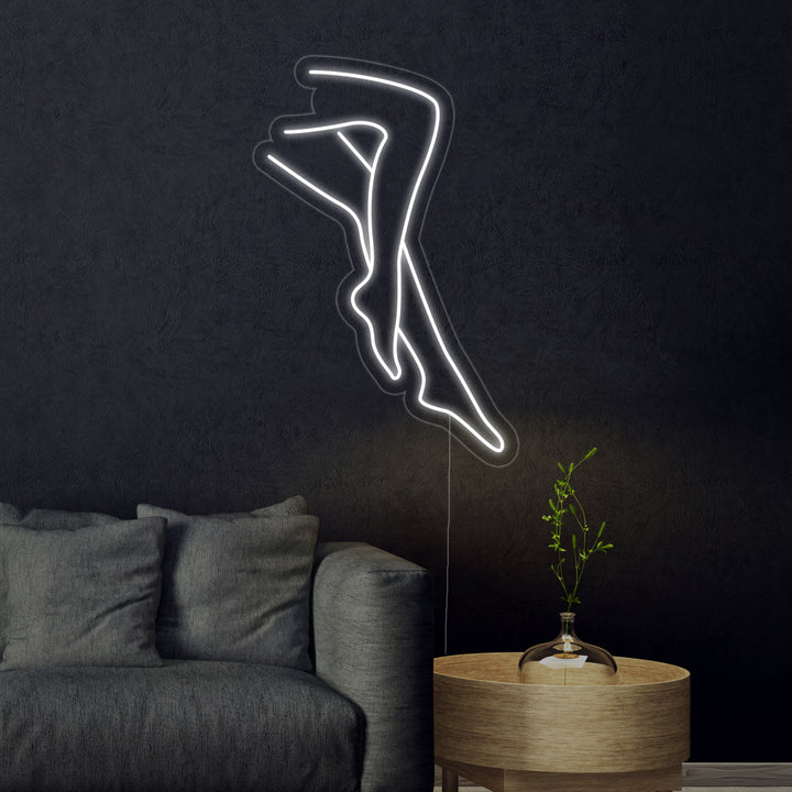 "Gambe Sexy Donna" Insegna al neon