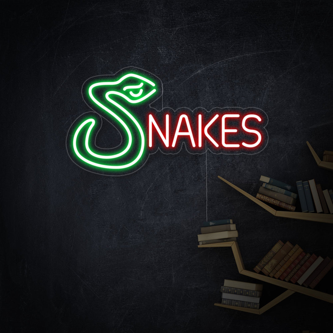 "Snakes" Insegna al neon