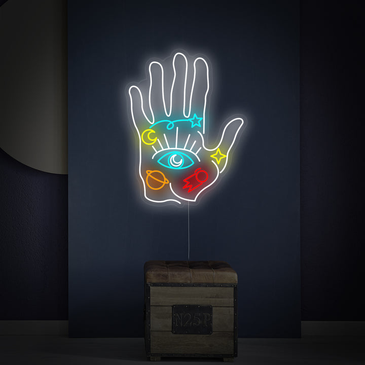 "Mano Spirituale" Insegna al neon