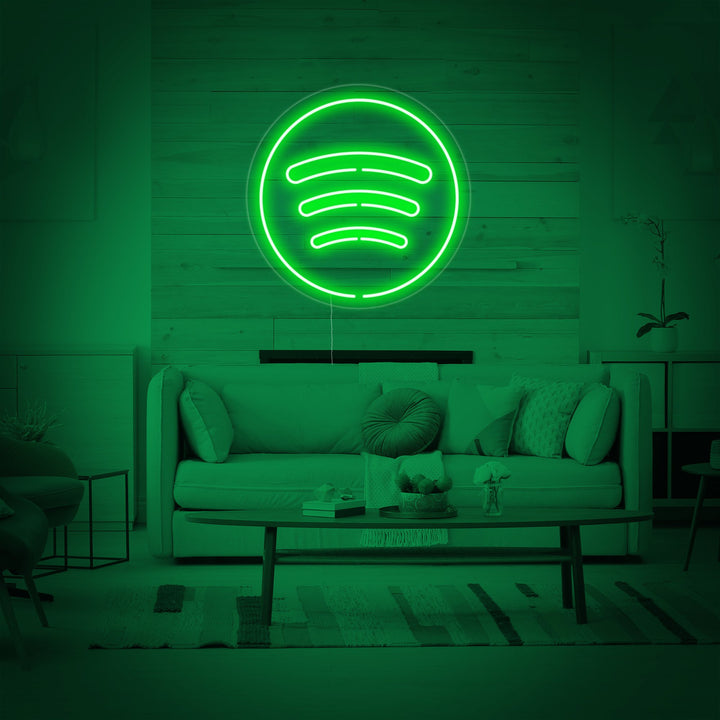"Spotify logo" Insegna al neon