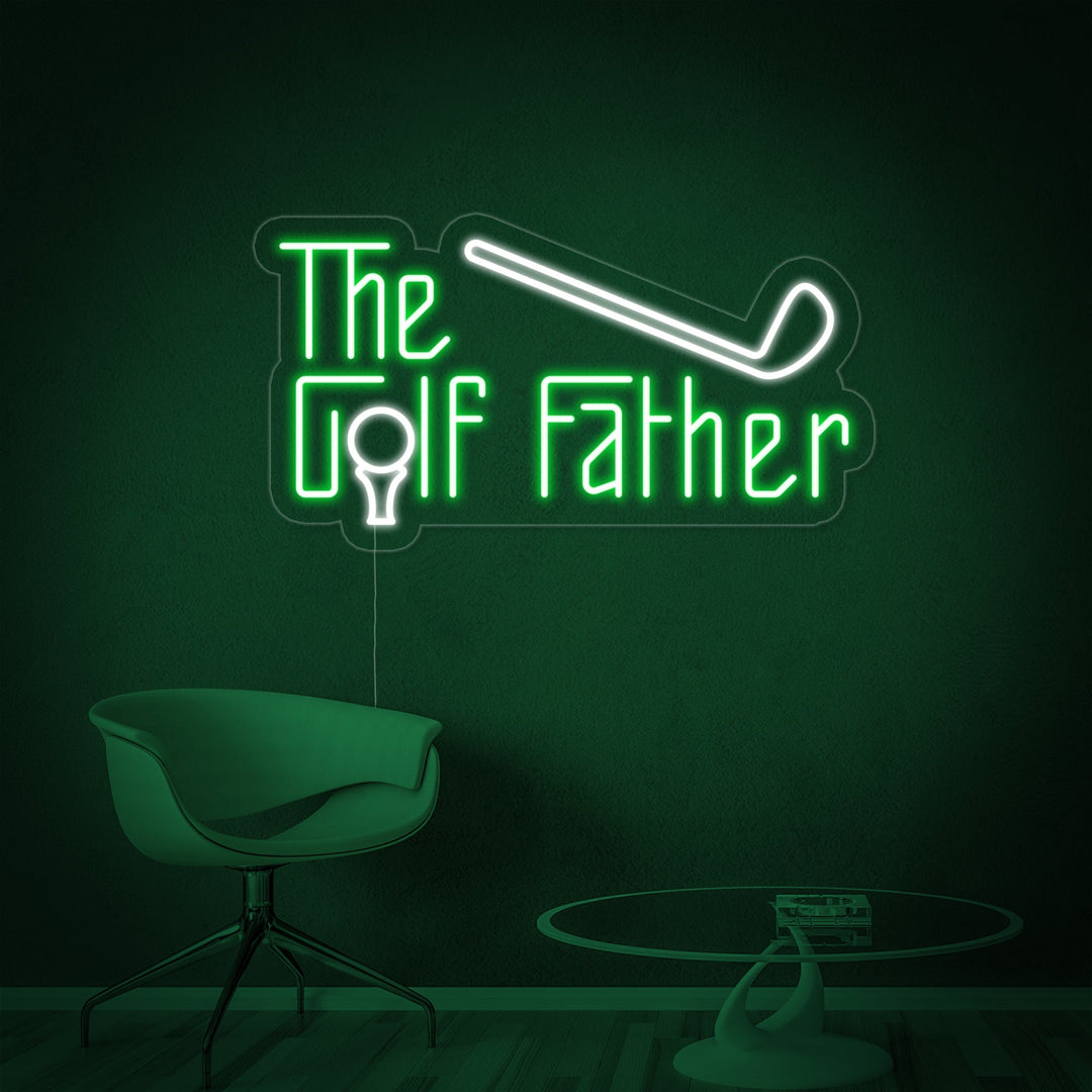 "The Golf Father" Insegna al neon