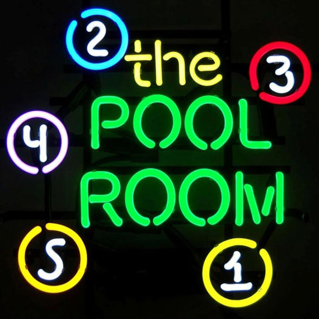 "The Pool Room" Insegna al neon