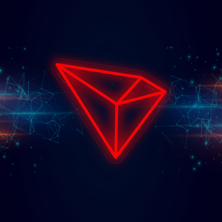 "Logo Tron Trx" Insegna al neon