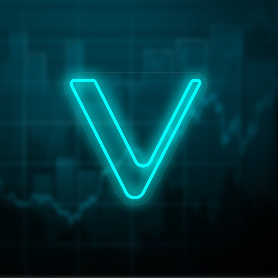 "Logo Vet Vechain" Insegna al neon