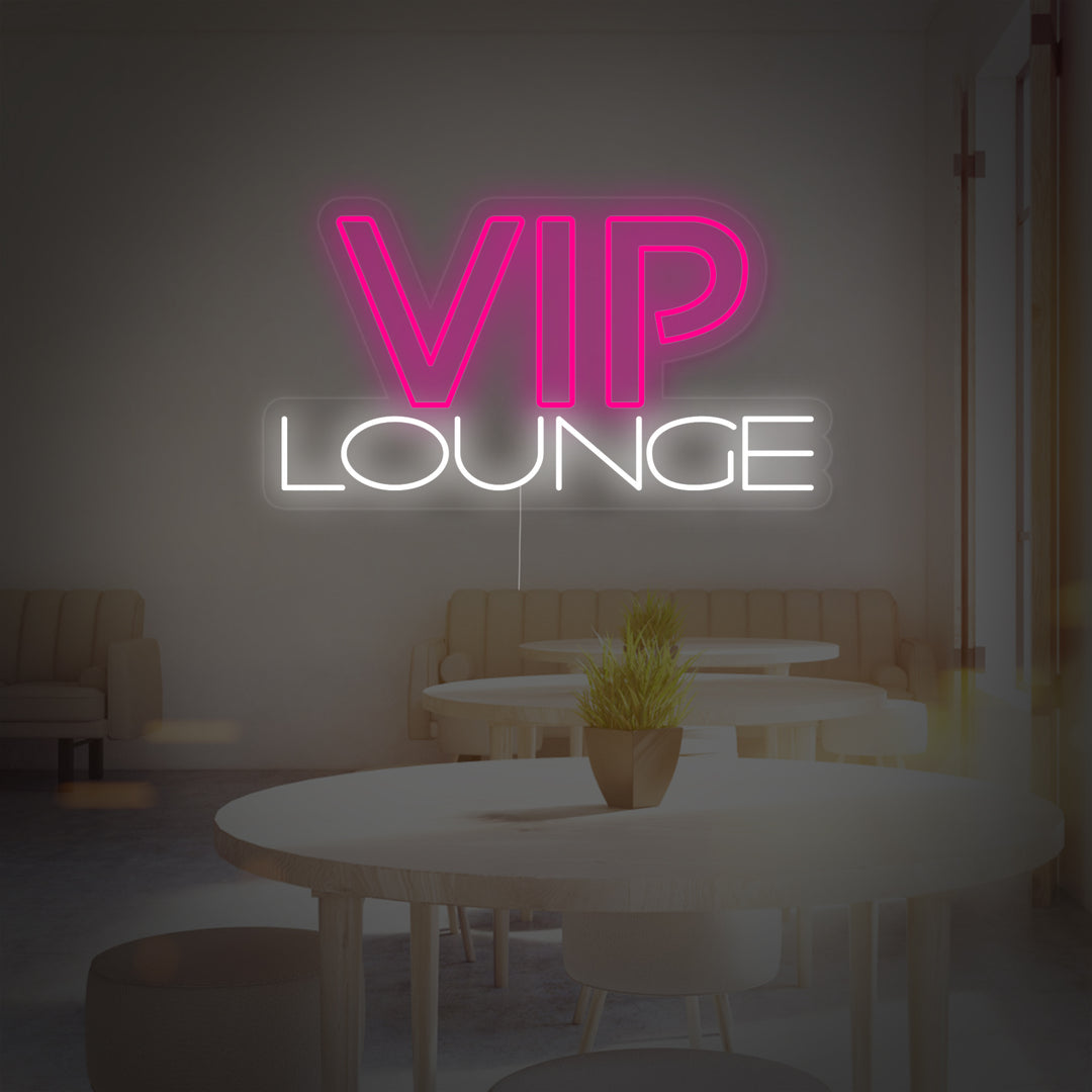 "Vip Lounge" Insegna al neon