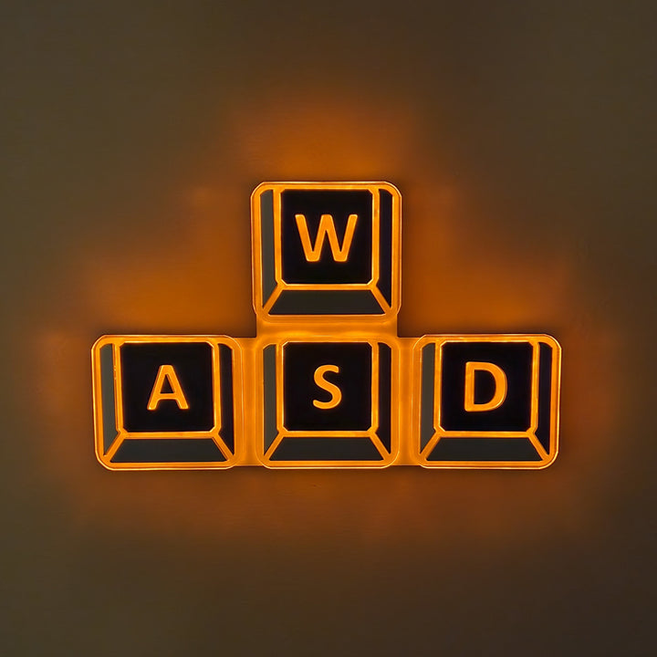 "Tasti WASD" Neon Like