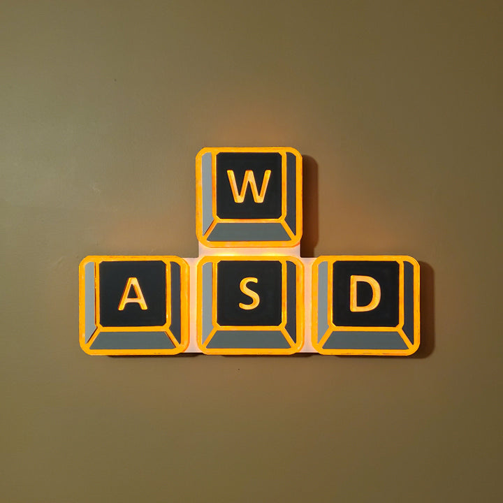 "Tasti WASD" Neon Like