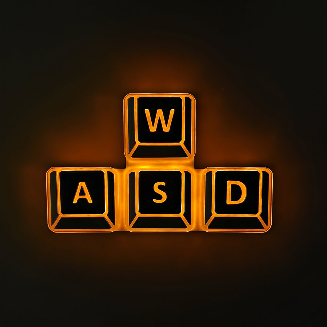 "Tasti WASD" Neon Like