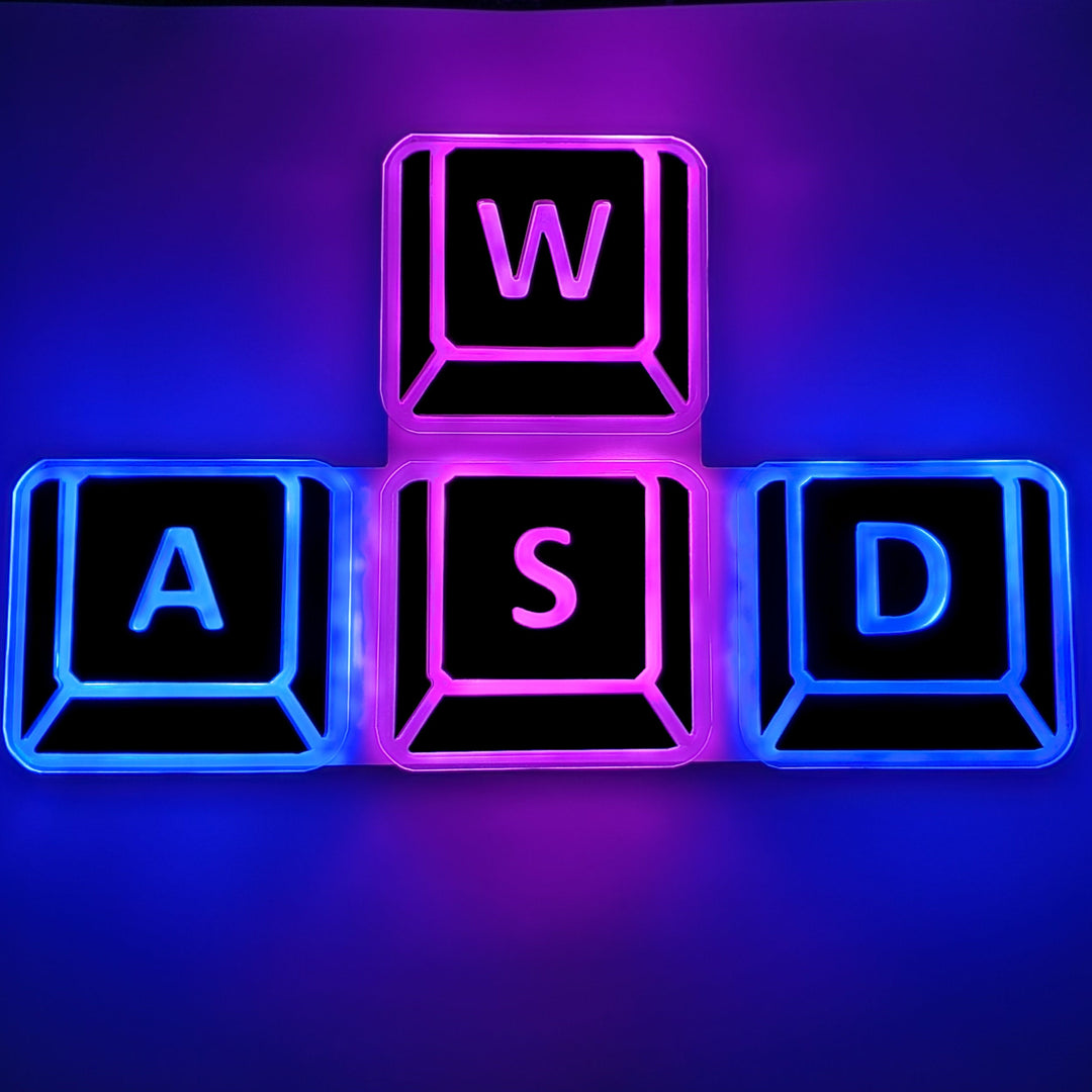 "Tasti WASD" Neon Like