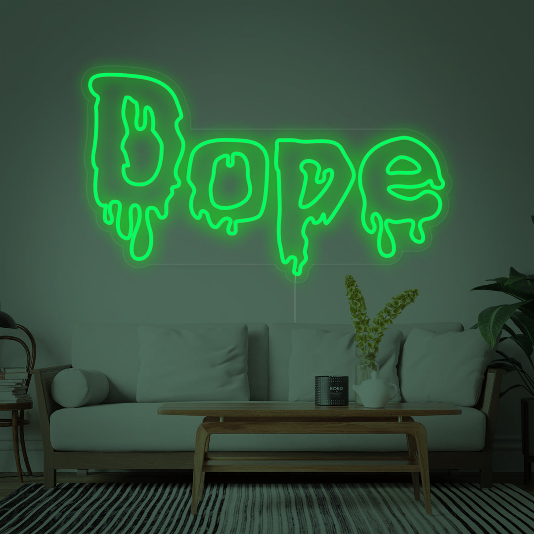 "Marijuana Cannabis Dope" Insegna al neon