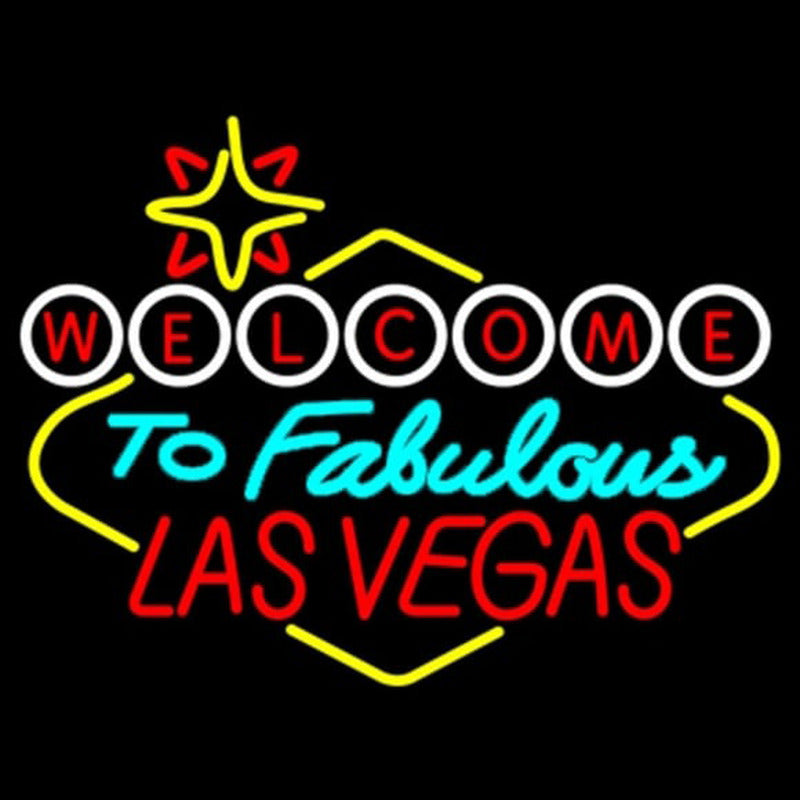 "Welcome To Las Vegas" Insegna al neon