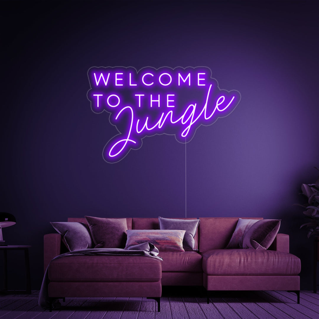 "Welcome to the Jungle" Insegna al neon