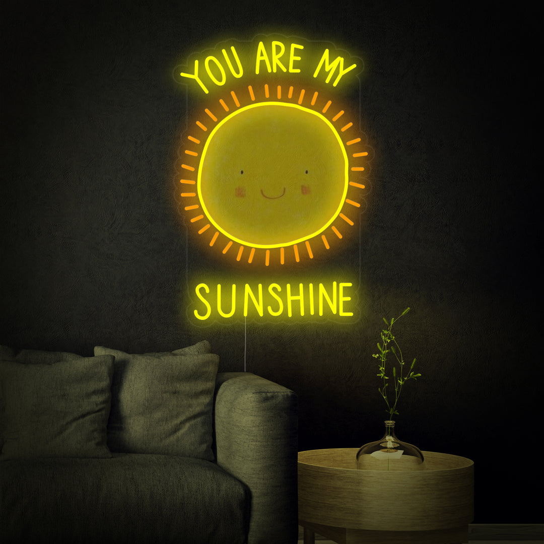 "You Are My Sunshine" Insegna al neon