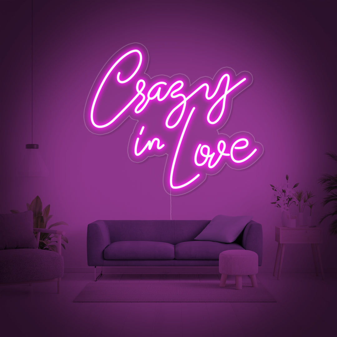 "Crazy In Love Neon" Insegna al neon