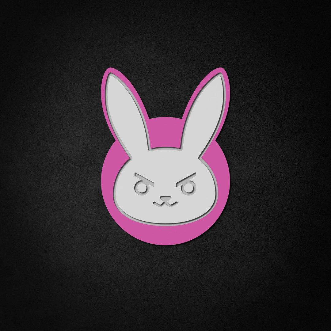 "D Va Bunny, arredamento della sala giochi" Neon Like