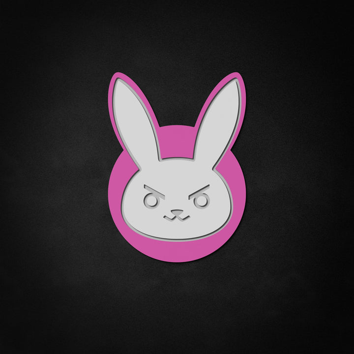 "D Va Bunny, arredamento della sala giochi" Neon Like