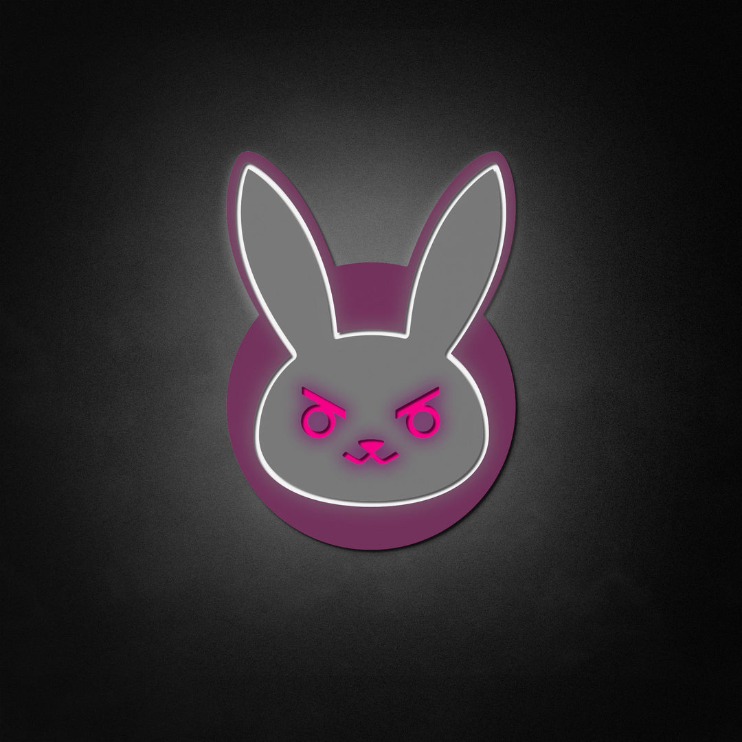 "D Va Bunny, arredamento della sala giochi" Neon Like