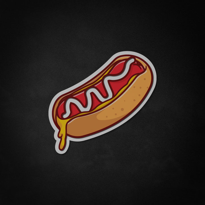 "Hot Dog, Cibo Fuso" Neon Like