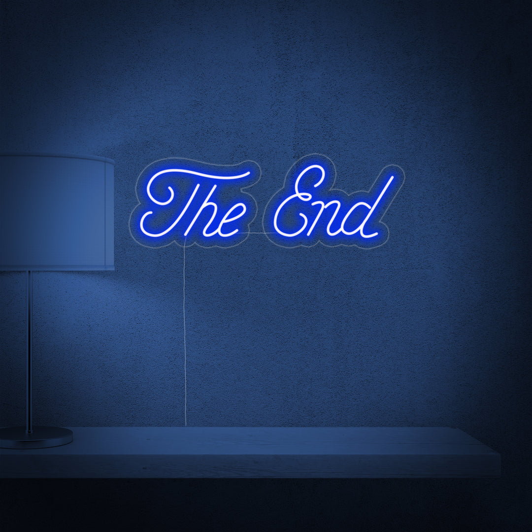 "The End" Insegna al neon